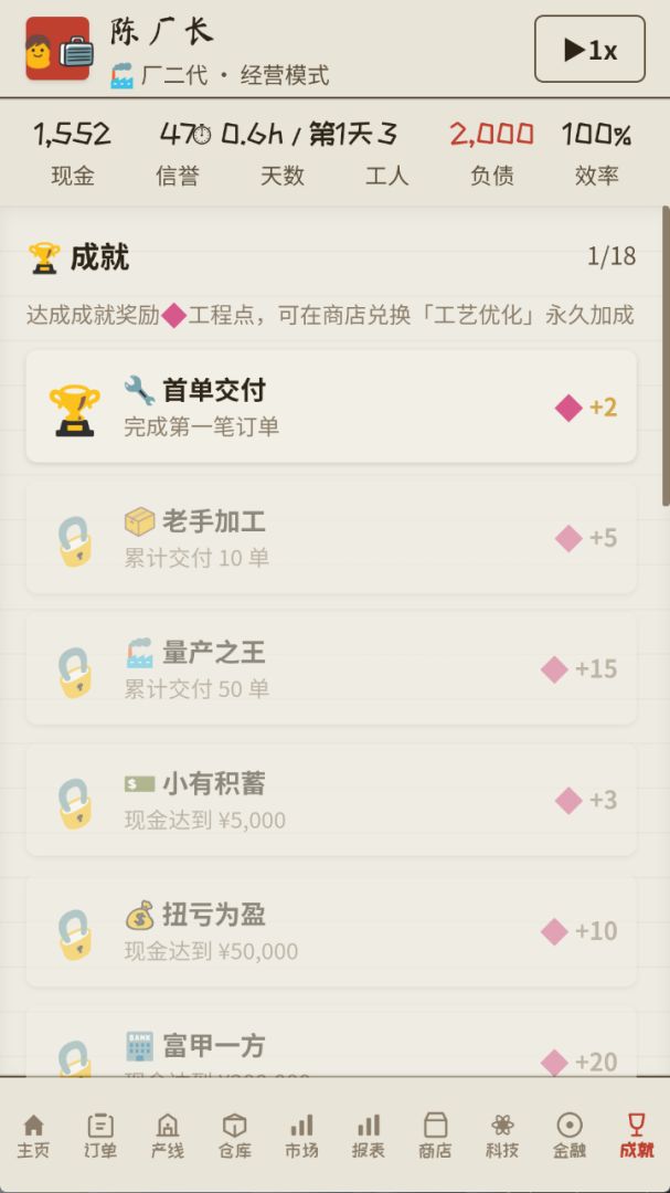 那年我接手了老爸的工厂游戏截图