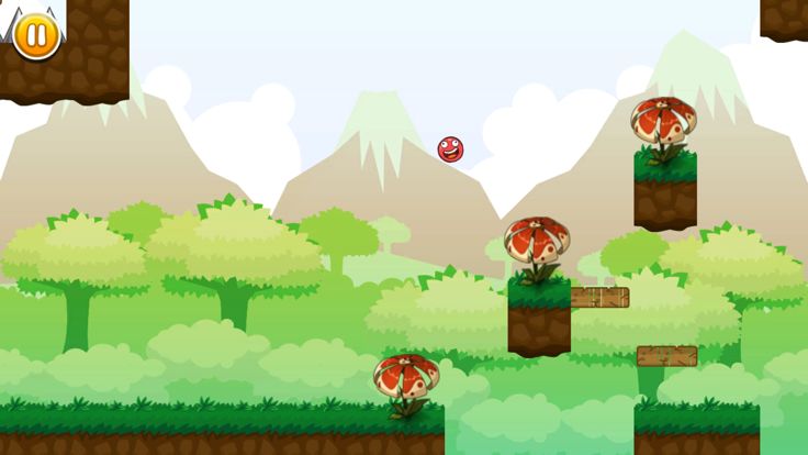 Angry Red Ball Adventure游戏截图