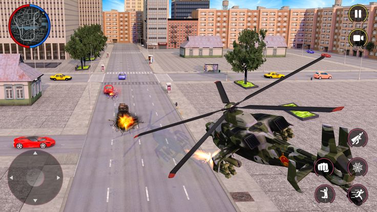 飞行机械机器人战争 3D：怪物卡车游戏游戏截图