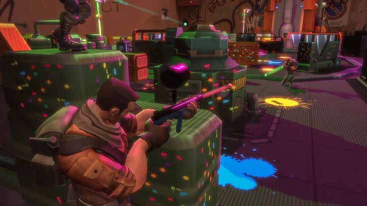 FPS彩弹射击游戏3D游戏截图