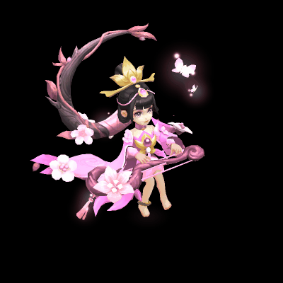 可飞升85级新宠「桃花仙子」