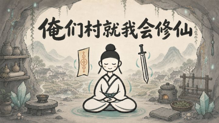 俺们村就我会修仙 封面