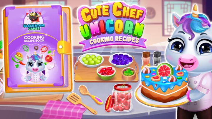 Cute Chef Unicorn Cook Recipes游戏截图