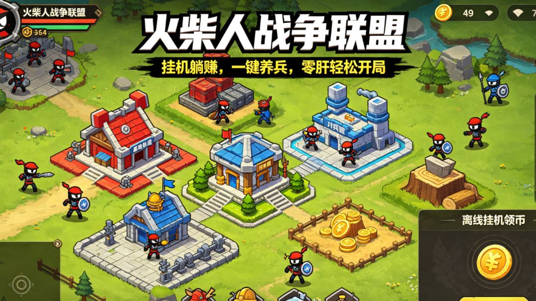 火柴人战争联盟游戏截图