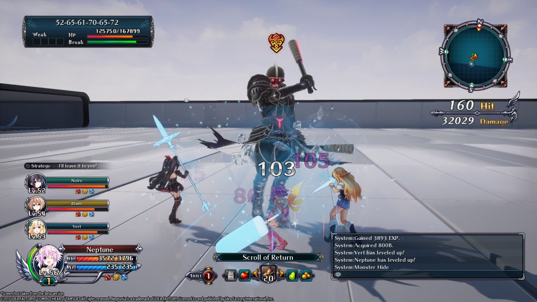 Cyberdimension Neptunia: 4 Goddesses Online游戏截图