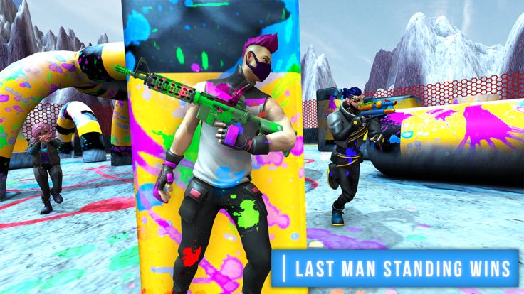 竞技场彩弹射击3D游戏截图