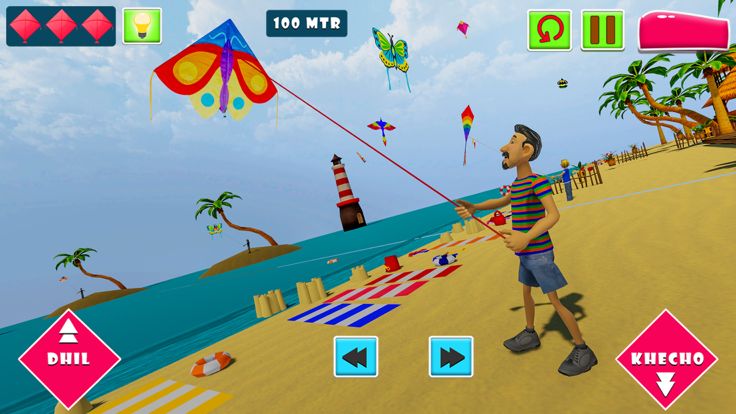 Kite Flying Combate 3d游戏截图