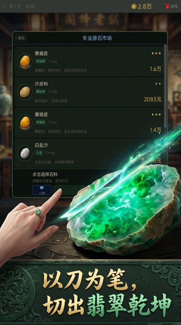 翡翠传奇：一刀定乾坤游戏截图