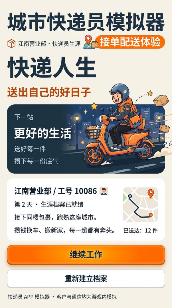 城市快递员模拟器游戏截图