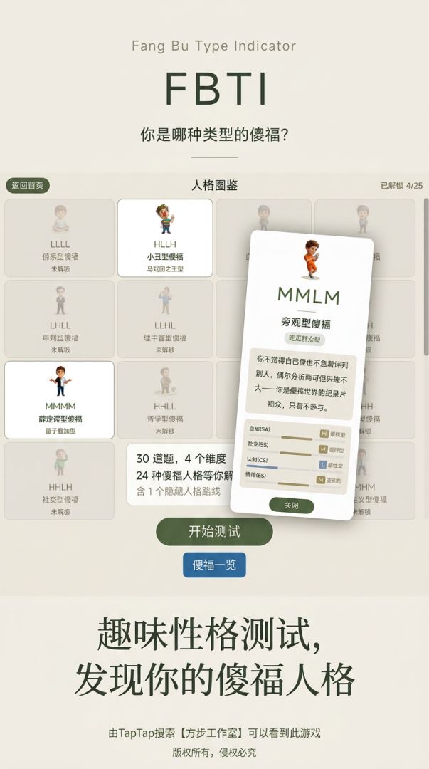 你是哪种傻福？游戏截图