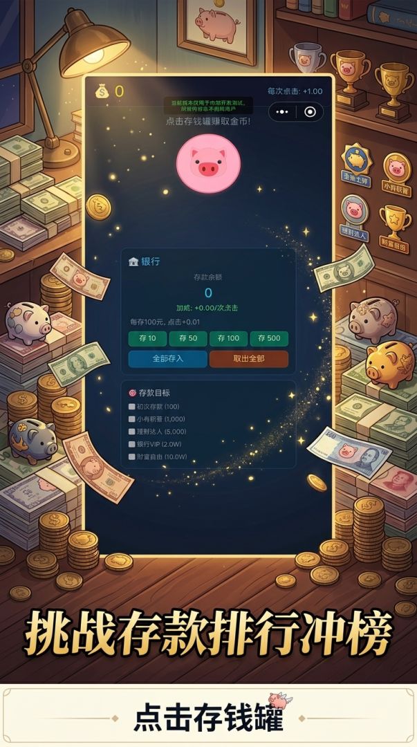 点击存钱罐游戏截图