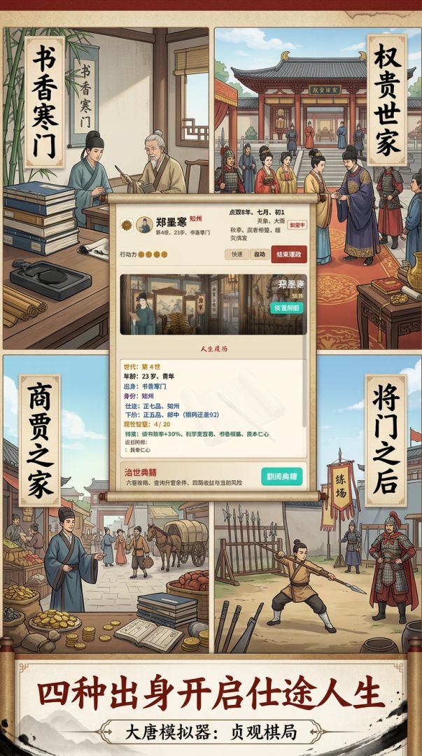 大唐模拟器：贞观棋局游戏截图