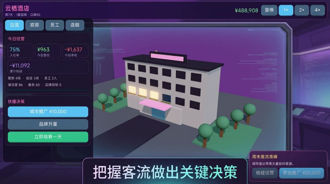 云栖酒店游戏截图