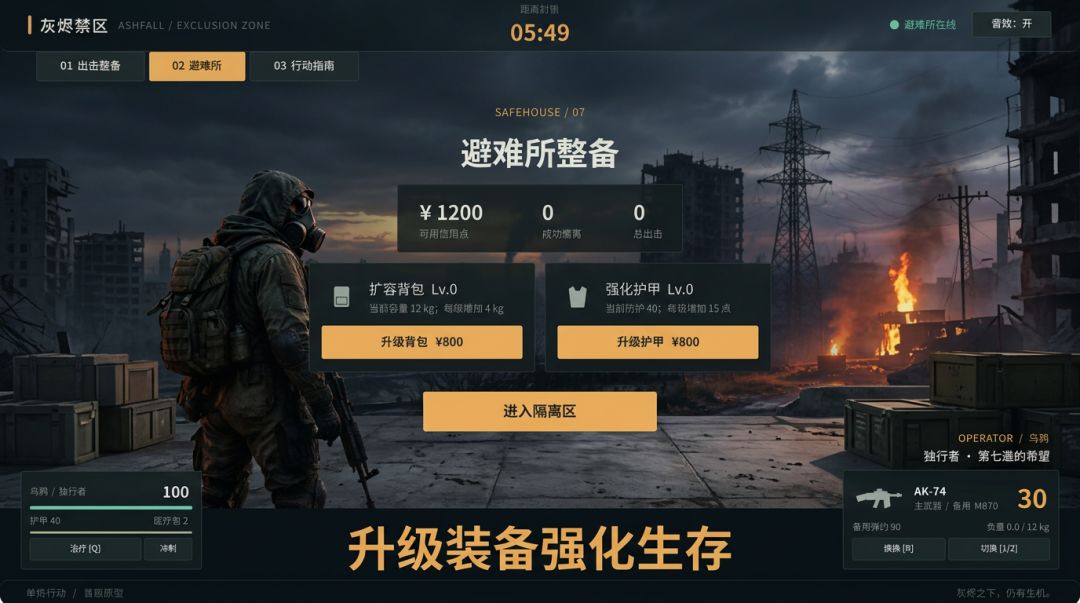 灰烬禁区游戏截图