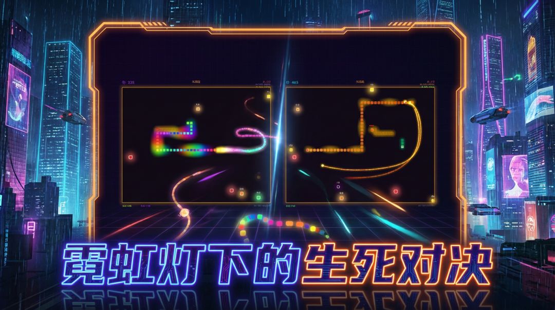 赛博贪吃蛇游戏截图