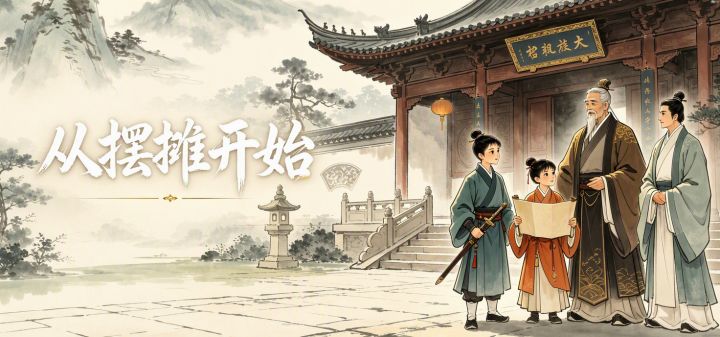 从摆摊开始 封面
