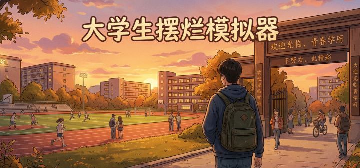 大学生摆烂模拟器 封面