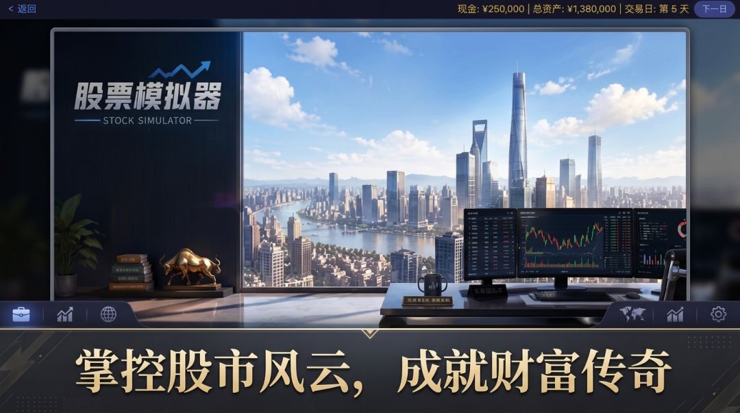 股票模拟器游戏截图
