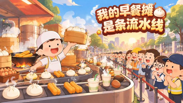 我的早餐摊是条流水线 封面