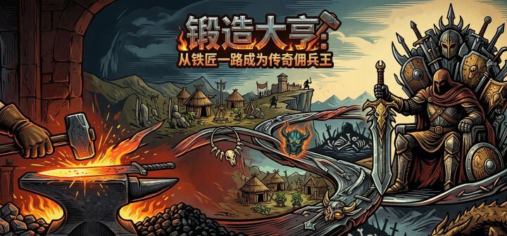 锻造大亨:从铁匠一路成为传奇佣兵王 封面