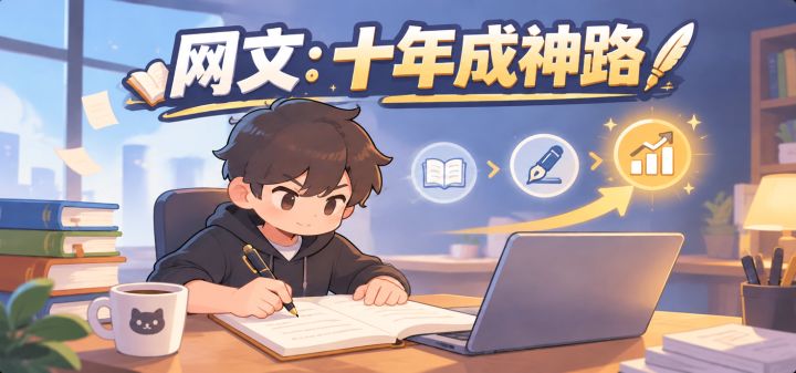 网文：十年成神路 封面