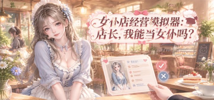 女仆店经营模拟器:店长,我能当女仆吗? 封面
