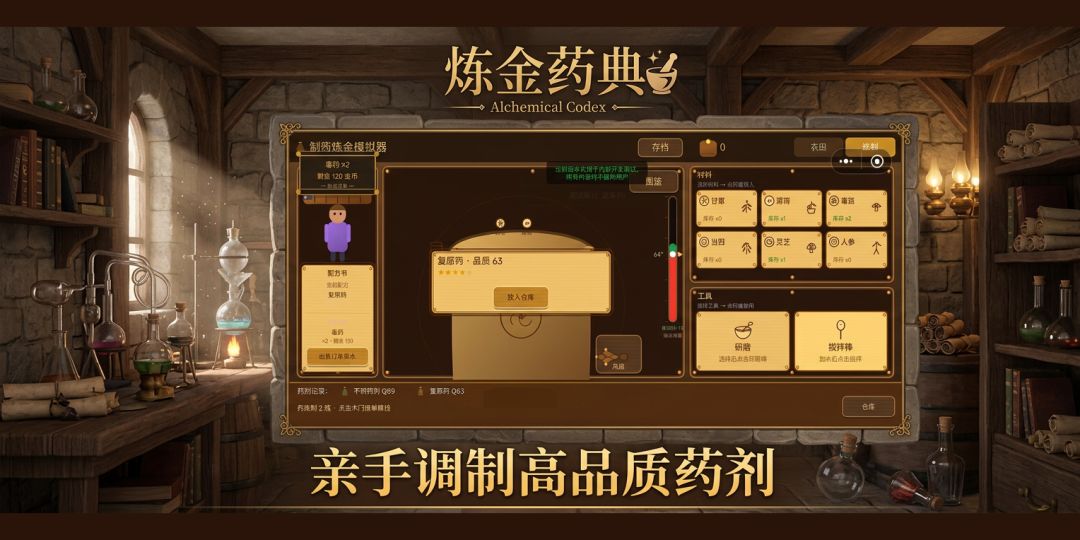炼金药典游戏截图