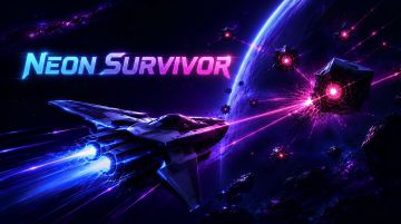 Screenshot of the video of Neon Survivor