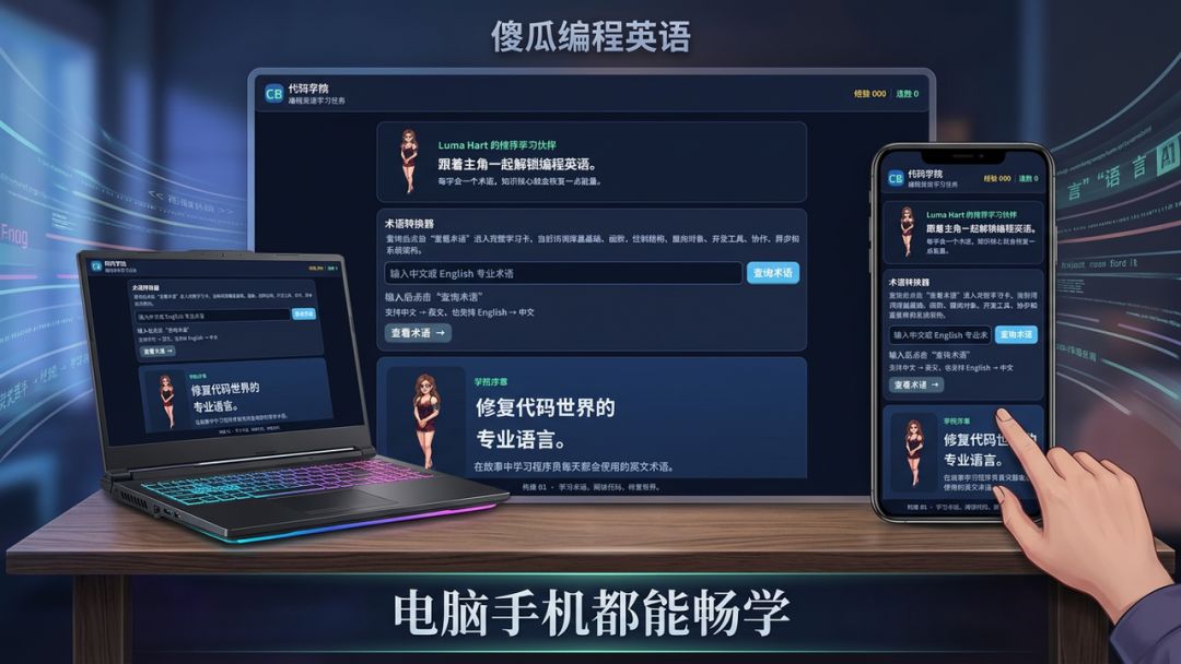 傻瓜编程英语游戏截图