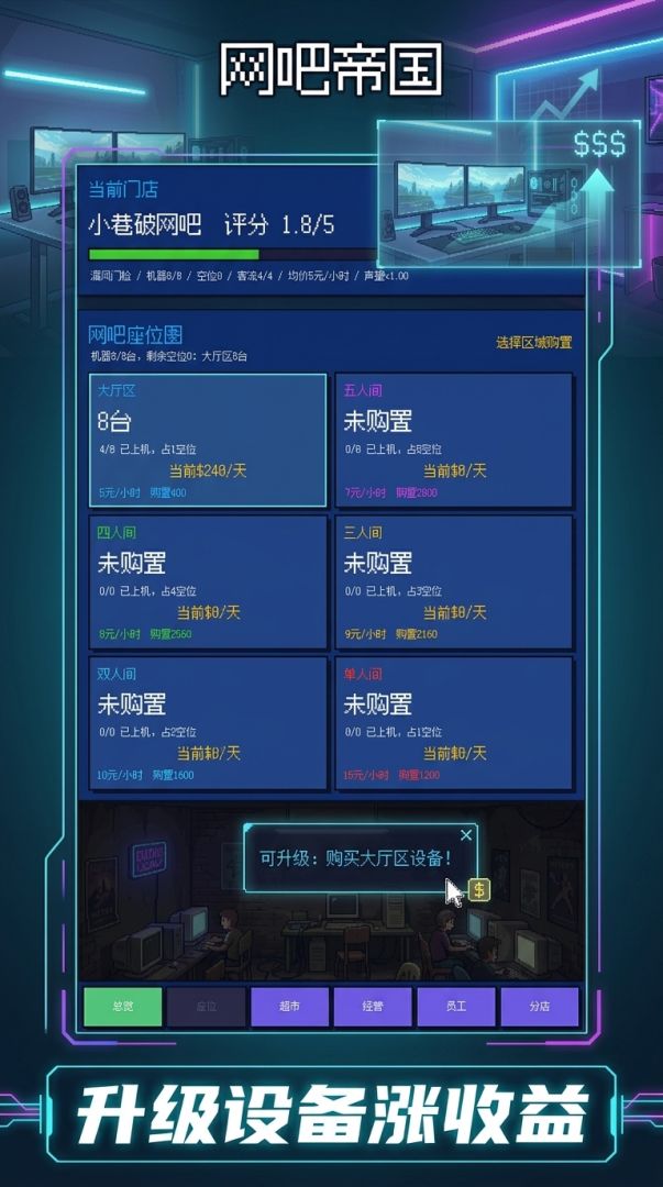 网吧帝国游戏截图