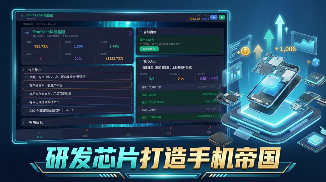 制造:手机大亨游戏截图
