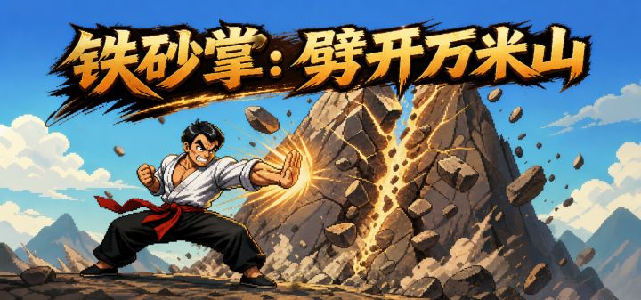 铁砂掌：劈开万米山 封面