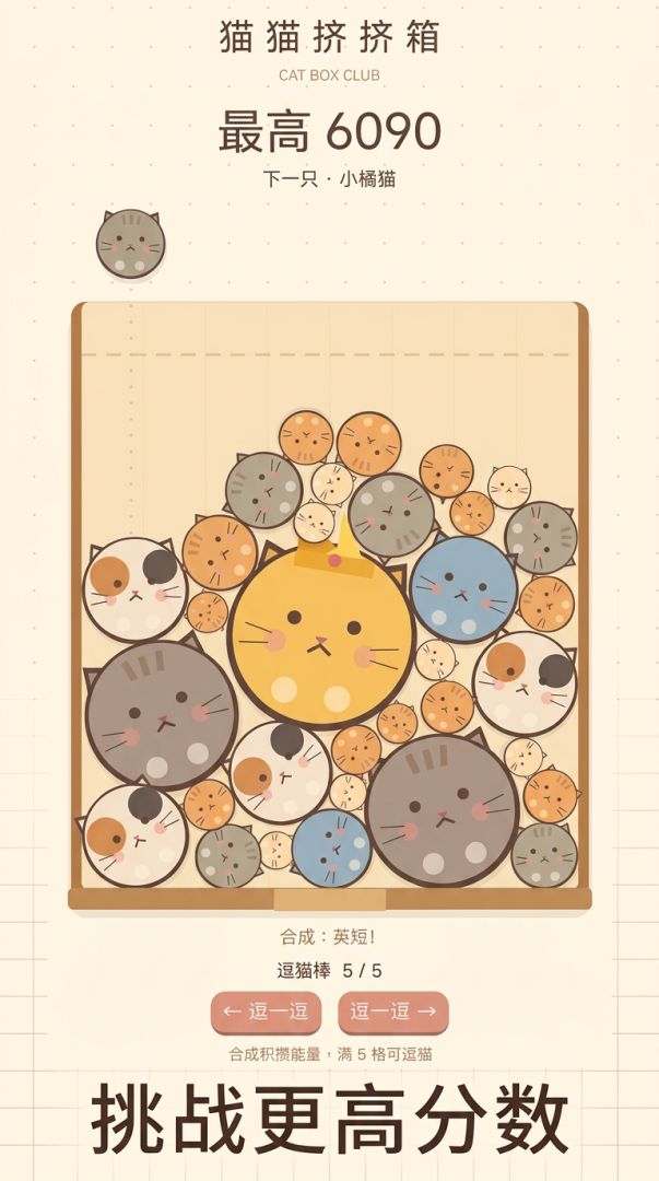 猫猫挤挤箱游戏截图