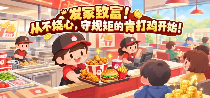 发家致富！从不烧心，守规矩的肯打鸡开始！ 封面