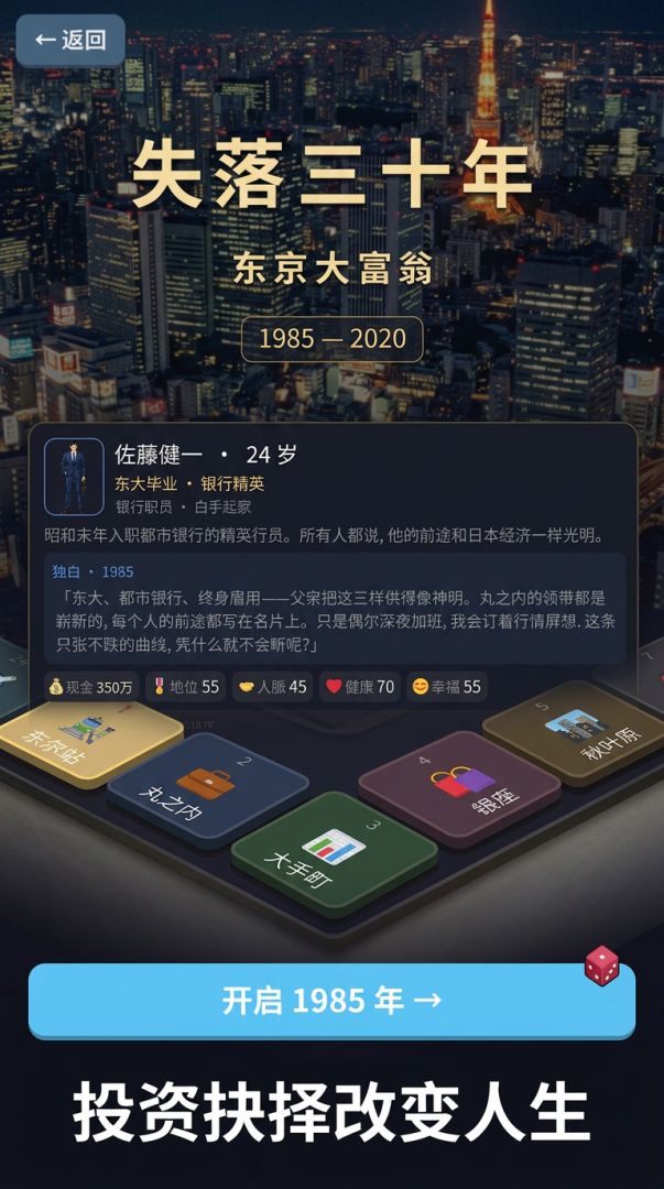 失落三十年:东京大富翁游戏截图