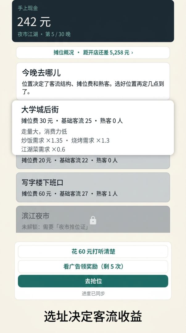 夜市江湖游戏截图