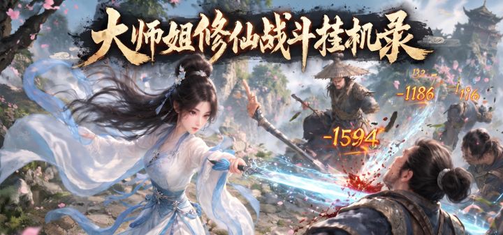 大师姐修仙战斗挂机录 封面