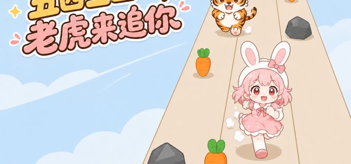 五四三二一,老虎来追你
