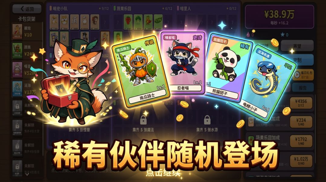欧皇拆卡:一夜暴富游戏截图