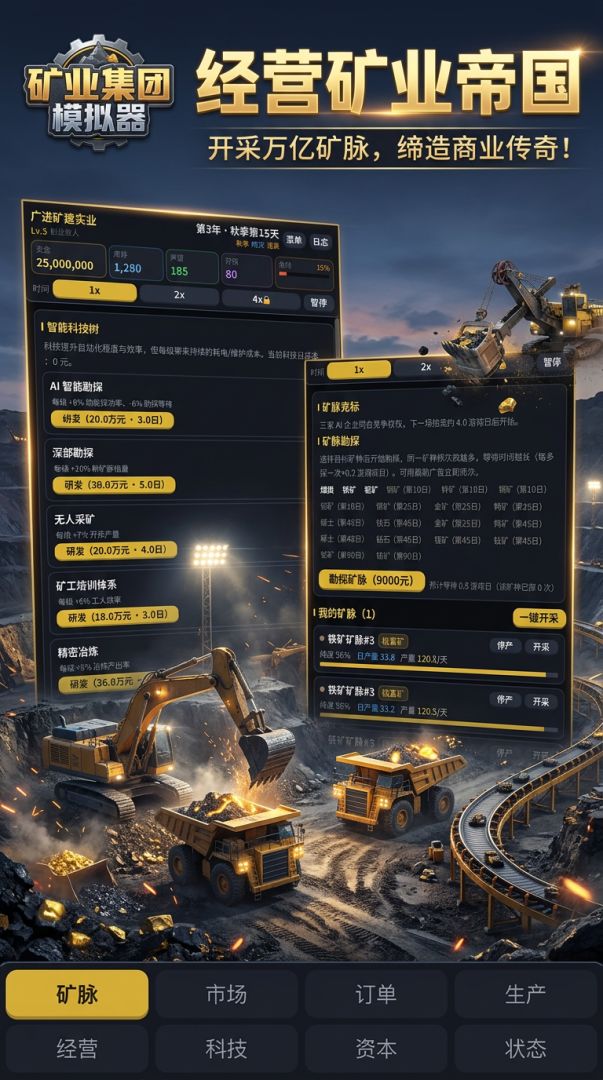 矿业集团模拟器游戏截图