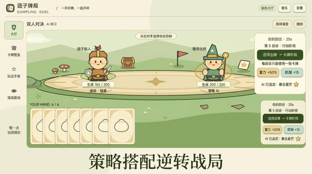 团子牌局游戏截图