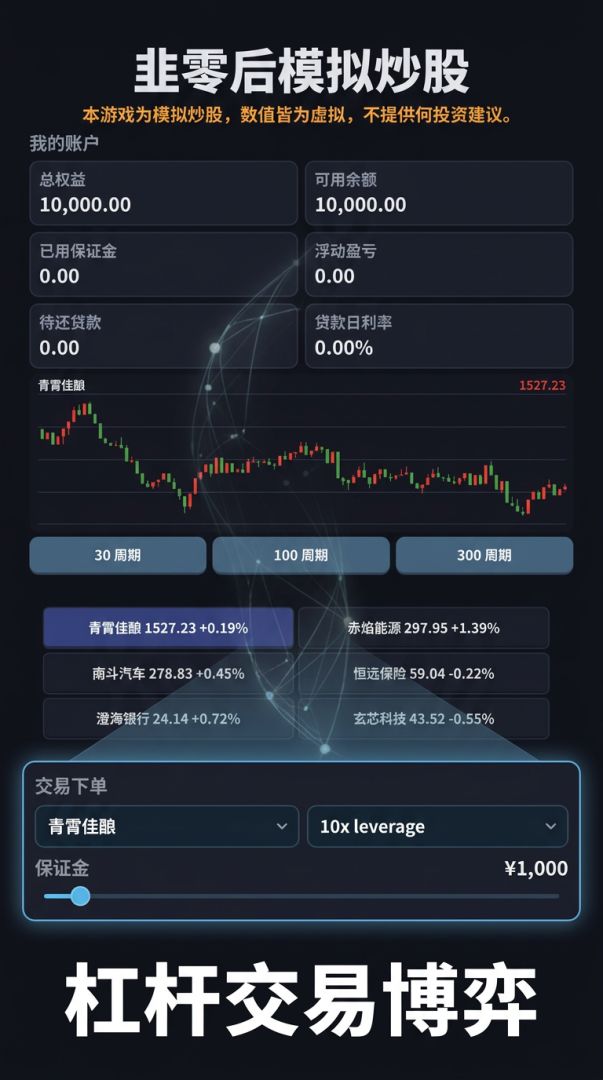 韭零后模拟炒股游戏截图