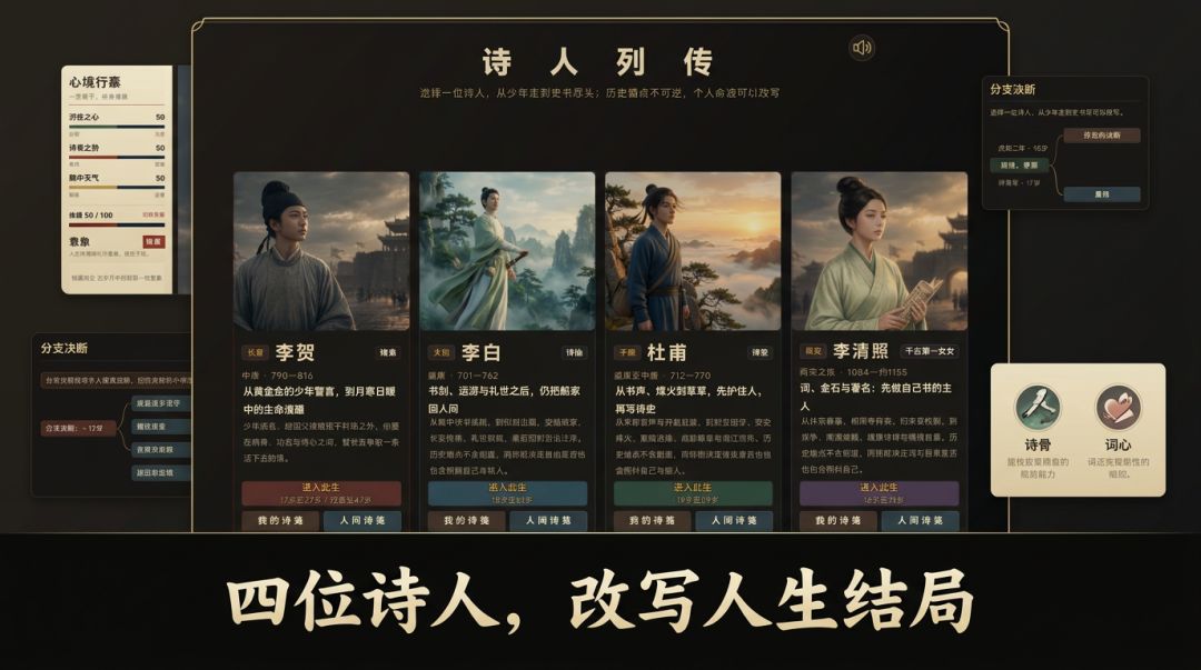 诗人列传游戏截图