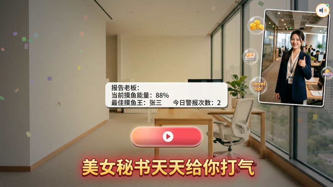 报告老板,摸鱼大作战游戏截图