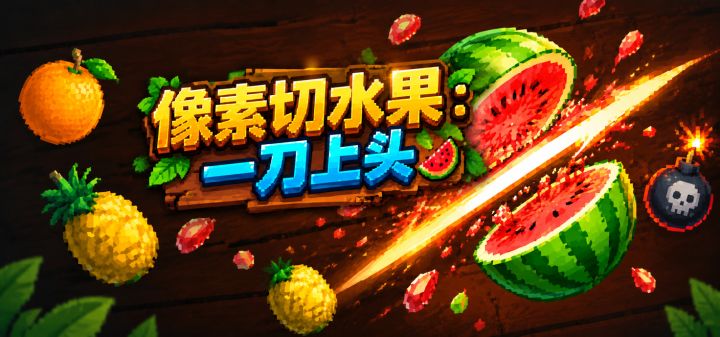 像素切水果：一刀上头 封面