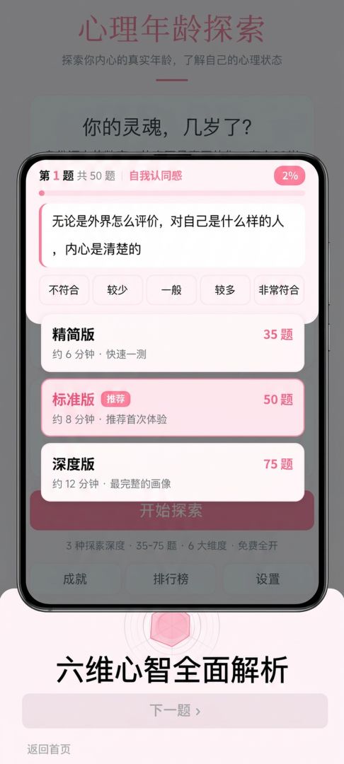 你的心理年龄多少岁游戏截图