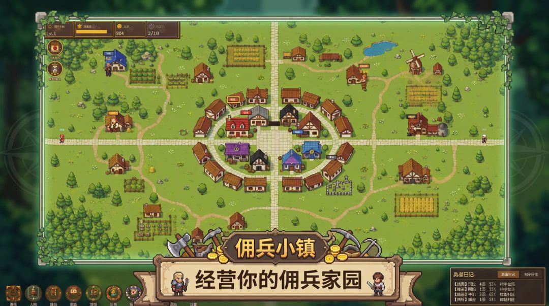佣兵小镇游戏截图