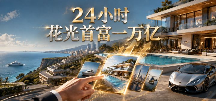 24小时花光首富一万亿 封面
