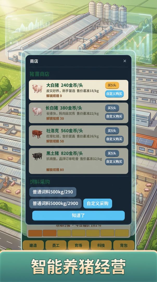 现代养猪模拟器游戏截图