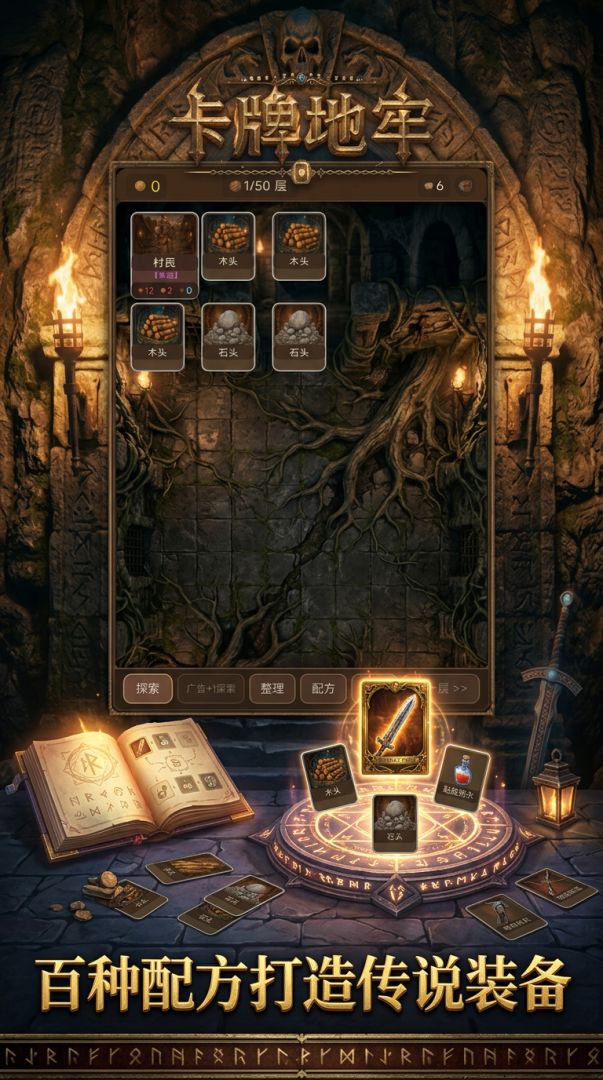 卡牌地牢游戏截图